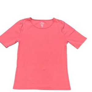 J. Crew Perfect T-shirt Pink Cotton XS